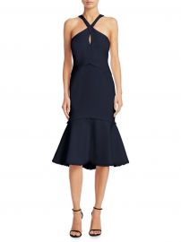 Cinq    Sept - Dante Fit- -Flare Halter Dress at Saks Fifth Avenue